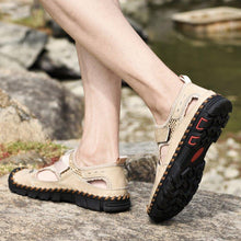 Load image into Gallery viewer, Men's Outdoor Wading Beach Shoes Mesh Non-slip Hole Sandals
