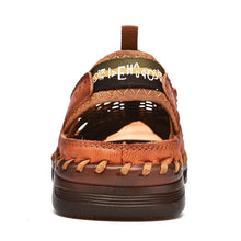 Load image into Gallery viewer, Men Outdoor Non-slip Hole Shoes Mesh Elastic Band Water Sandals
