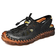 Load image into Gallery viewer, Men Outdoor Non-slip Hole Shoes Mesh Elastic Band Water Sandals