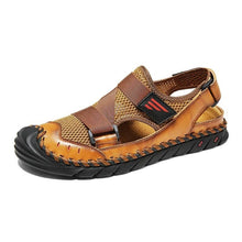Load image into Gallery viewer, Men Leather Sports Canyoning Waterproof Sandals