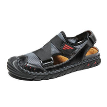 Load image into Gallery viewer, Men Leather Sports Canyoning Waterproof Sandals