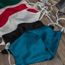 Load image into Gallery viewer, 3D Mulberry Silk Face Mask (12 colours)