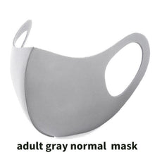 Load image into Gallery viewer, 5pcs Washable Earloop Face Mask Reusable Dust-Proof Cotton Mouth Mask Breathable Fashion Black Masks For Adults Festival Mascara