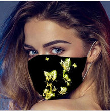 Load image into Gallery viewer, 3PCs Masks Glow Butterfly Dustproof Mouth Mask Breathable facial mask
