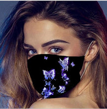 Load image into Gallery viewer, 3PCs Masks Glow Butterfly Dustproof Mouth Mask Breathable facial mask