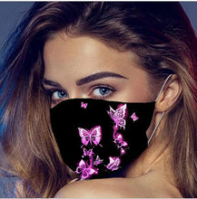 Load image into Gallery viewer, 3PCs Masks Glow Butterfly Dustproof Mouth Mask Breathable facial mask
