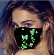 Load image into Gallery viewer, 3PCs Masks Glow Butterfly Dustproof Mouth Mask Breathable facial mask