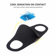 Load image into Gallery viewer, 5pcs Washable Earloop Face Mask Reusable Dust-Proof Cotton Mouth Mask Breathable Fashion Black Masks For Adults Festival Mascara