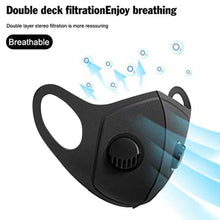 Load image into Gallery viewer, PM2.5 Double Breathable Valves KN95 FFP2Washable Reusable Mouth Mask