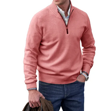 Load image into Gallery viewer, š„MEN'S CASHMERE ZIPPER BASIC SWEATERš„
