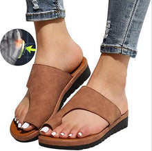 Load image into Gallery viewer, Women's solid color toe sandals