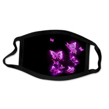 Load image into Gallery viewer, 3PCs Masks Glow Butterfly Dustproof Mouth Mask Breathable facial mask