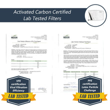 Load image into Gallery viewer, Nose Wire Pollution Mask / Pack of 2 - Adult - 4 Activated Carbon Filters PM2.5 - Washable and Reusable