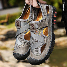 Load image into Gallery viewer, Men&#39;s Outdoor Wading Beach Shoes Mesh Non-slip Hole Sandals
